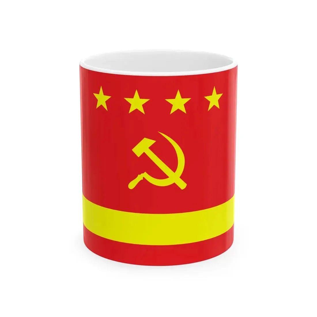 Proposed PRC national flags 036 (China) White Coffee Mug 11oz - Go Mug Yourself