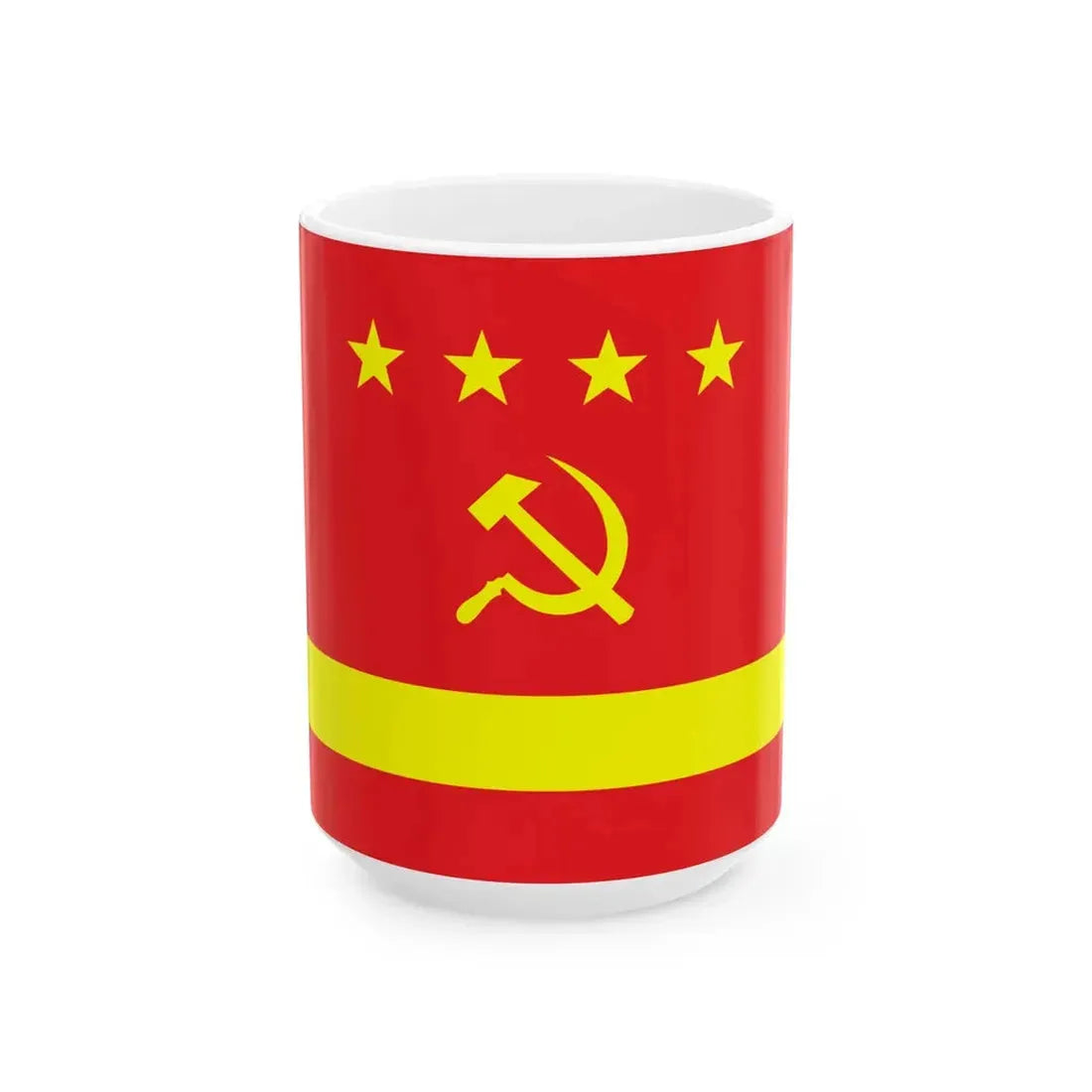 Proposed PRC national flags 036 (China) White Coffee Mug 15oz - Go Mug Yourself