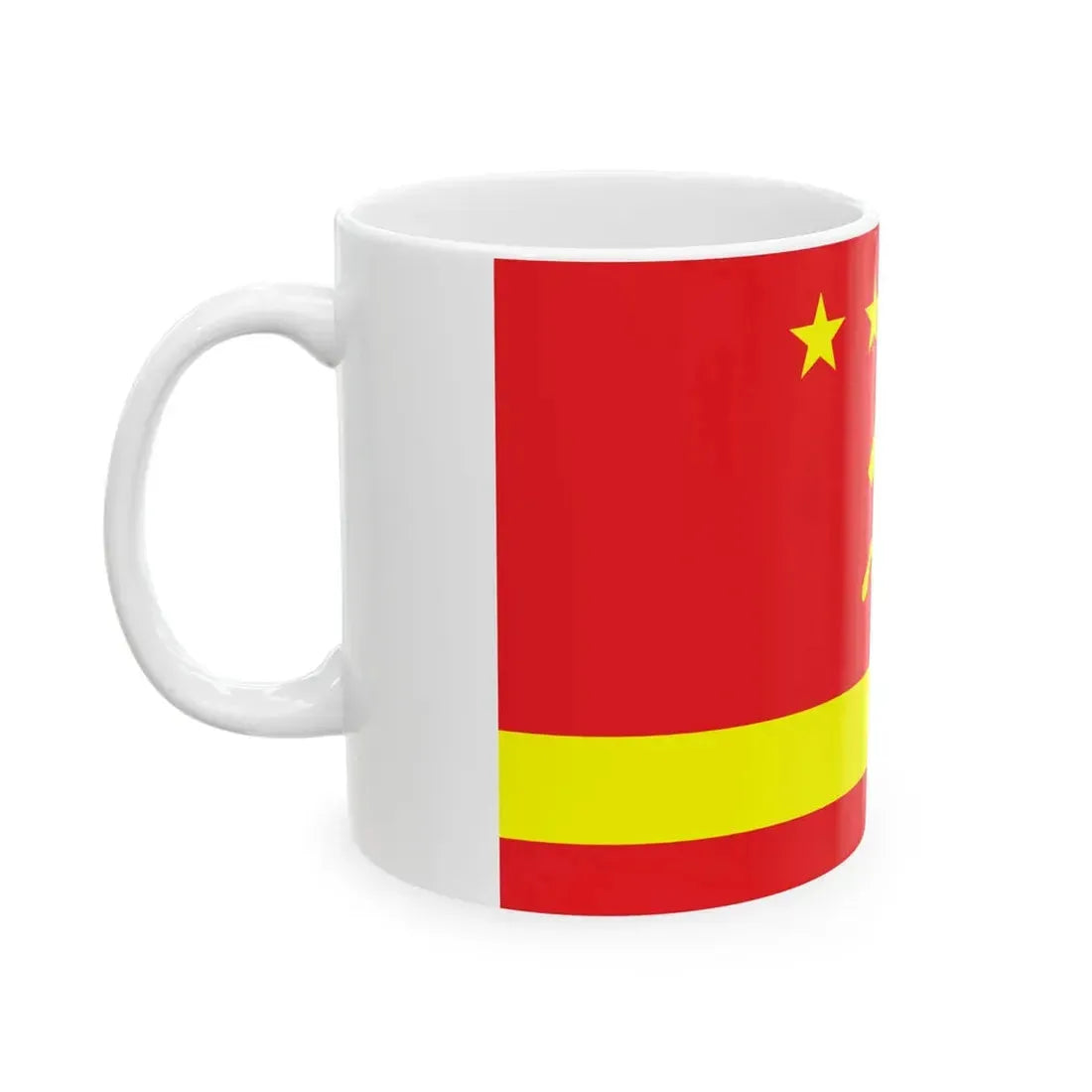 Proposed PRC national flags 036 (China) White Coffee Mug - Go Mug Yourself