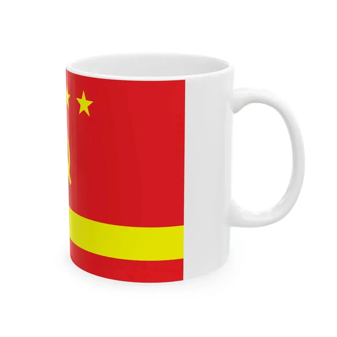 Proposed PRC national flags 036 (China) White Coffee Mug - Go Mug Yourself