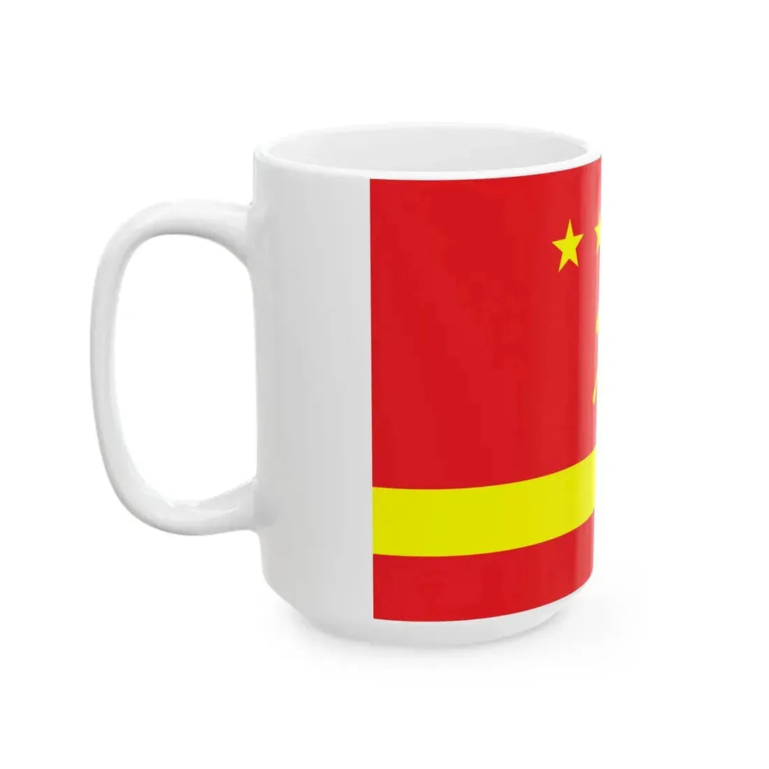 Proposed PRC national flags 036 (China) White Coffee Mug - Go Mug Yourself