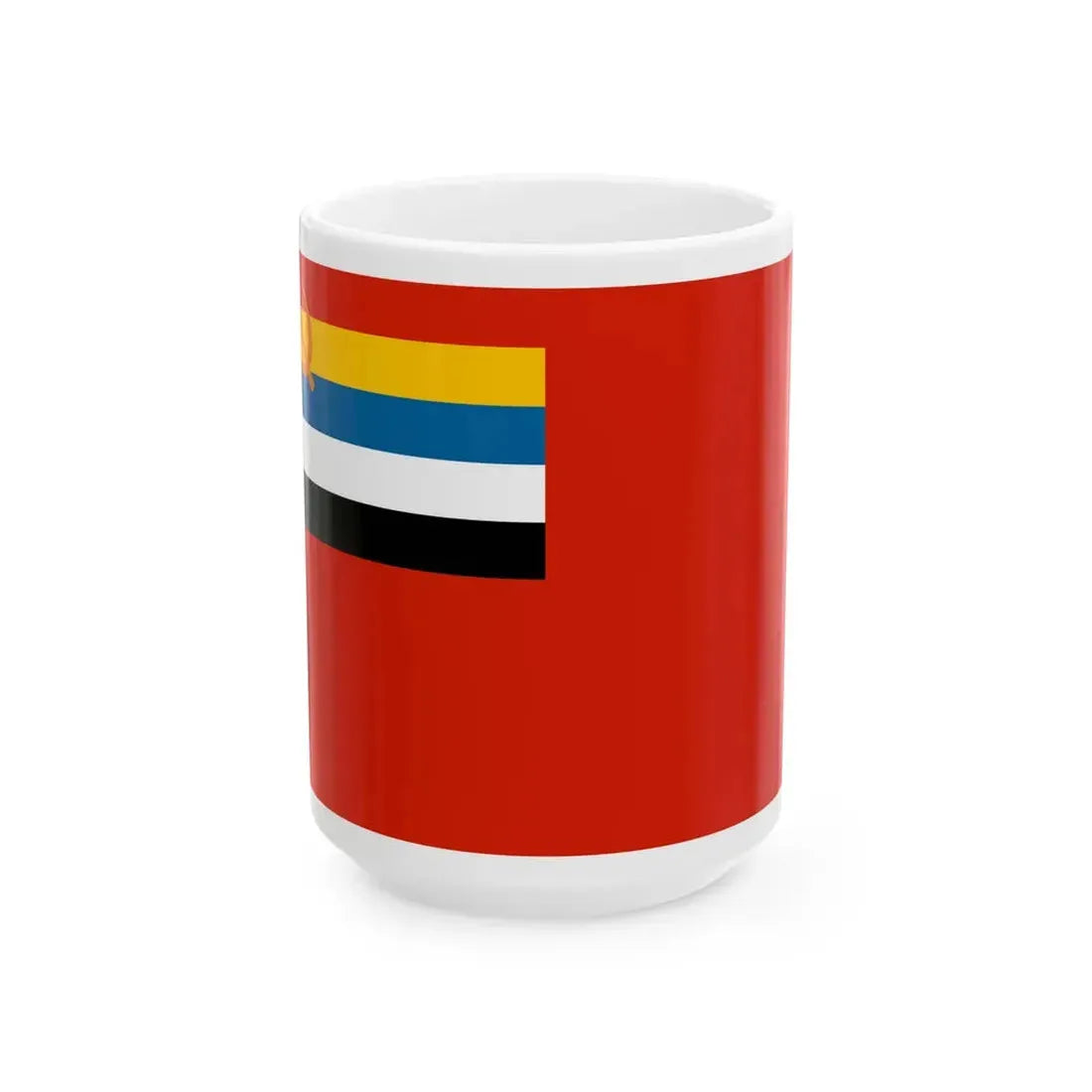 Proposed PRC national flags 037 (China) White Coffee Mug 15oz - Go Mug Yourself
