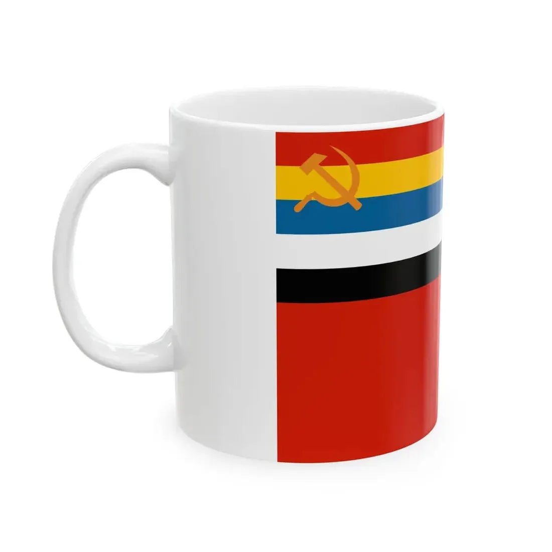 Proposed PRC national flags 037 (China) White Coffee Mug - Go Mug Yourself