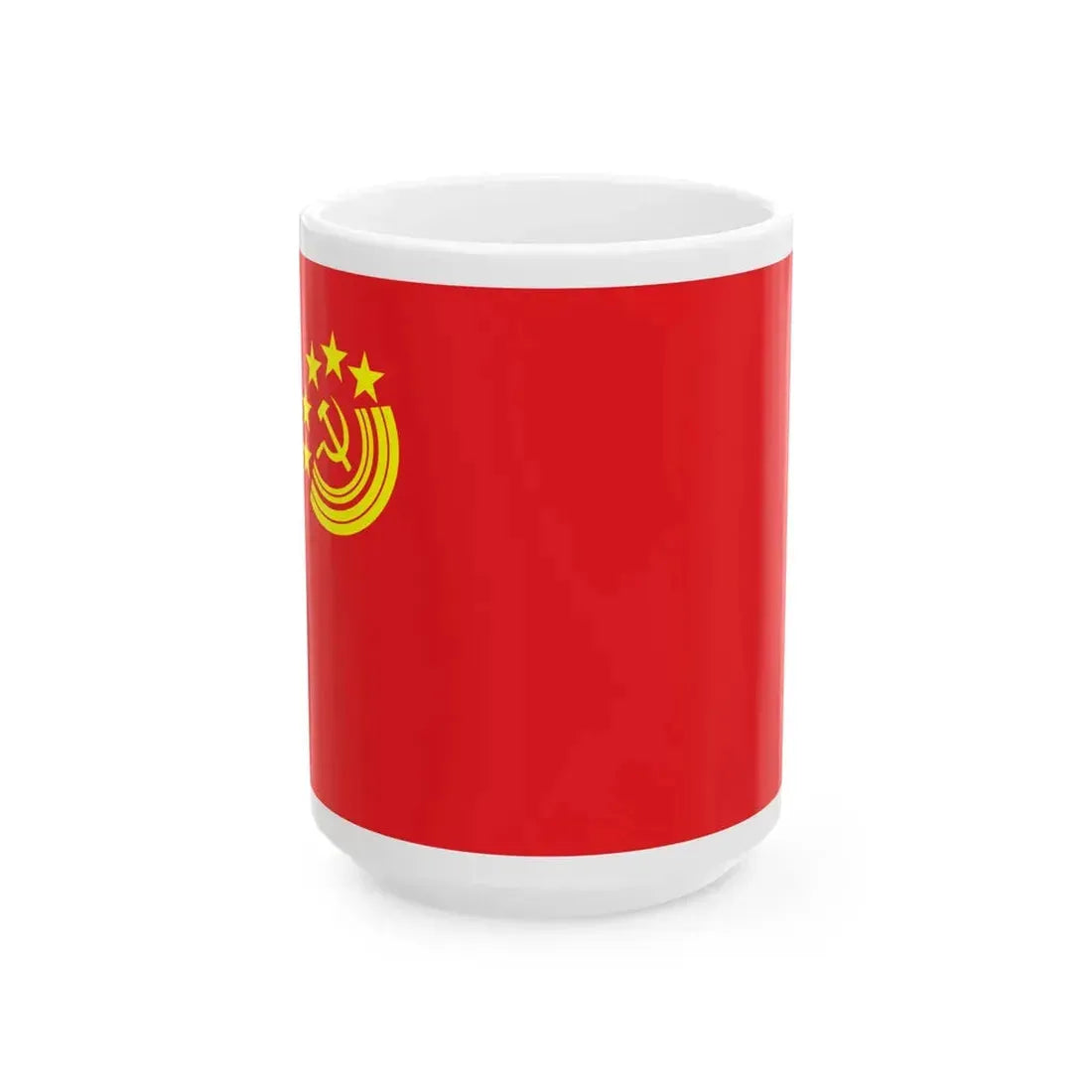 Proposed PRC national flags 039 (China) White Coffee Mug 15oz - Go Mug Yourself