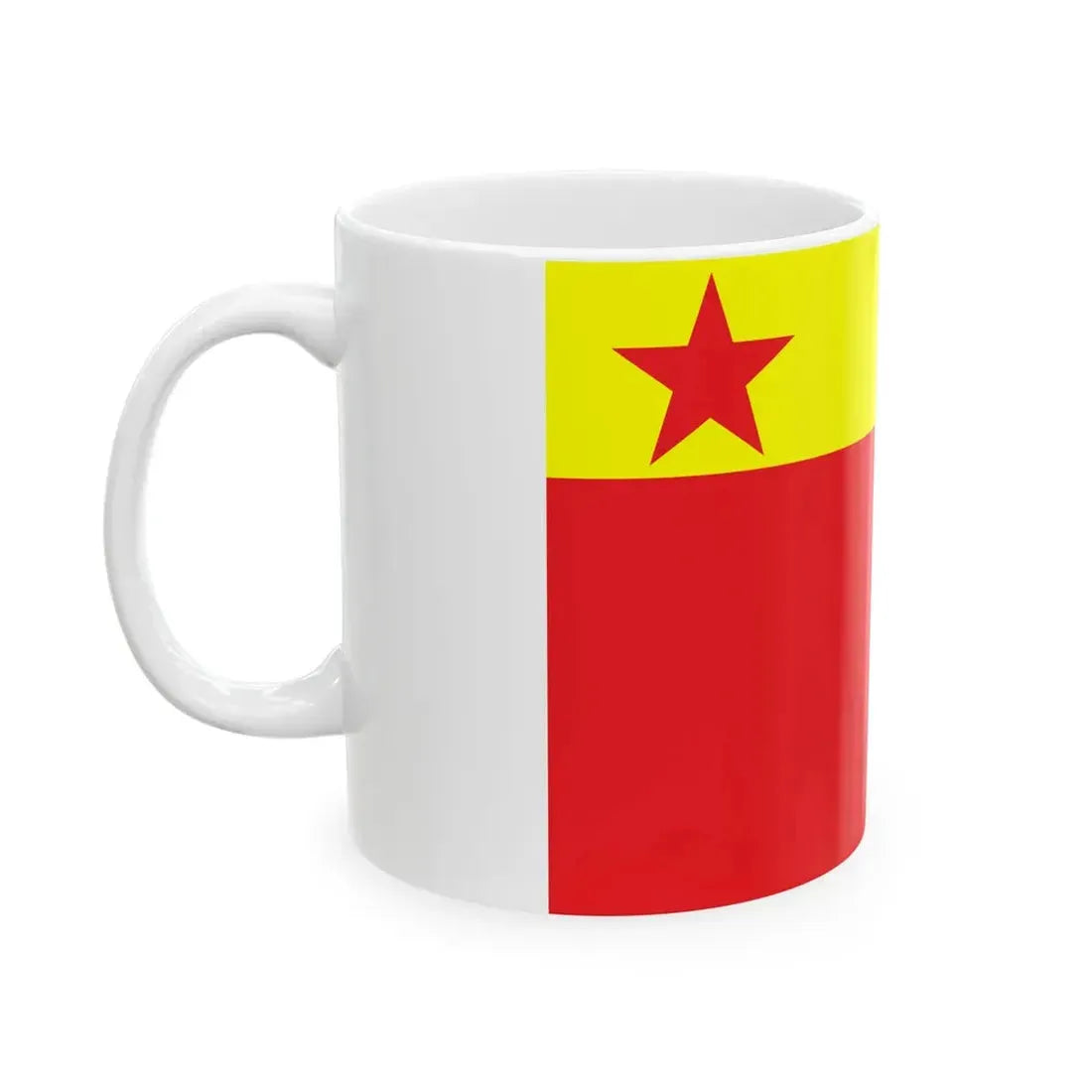 Proposed PRC national flags 042 (China) White Coffee Mug - Go Mug Yourself