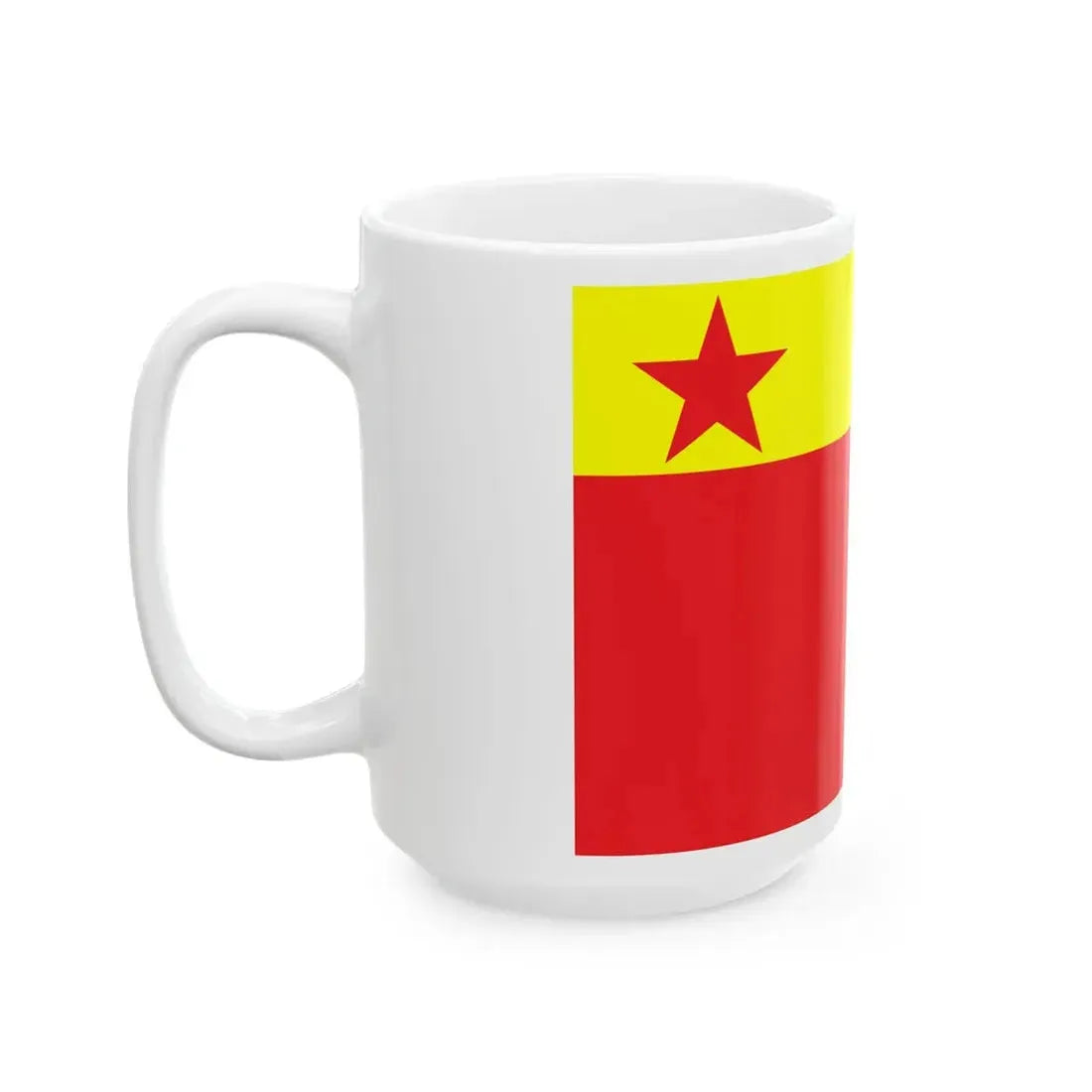 Proposed PRC national flags 042 (China) White Coffee Mug - Go Mug Yourself