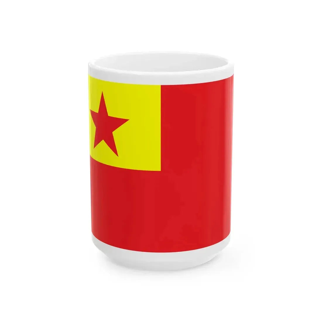 Proposed PRC national flags 043 (China) White Coffee Mug 15oz - Go Mug Yourself