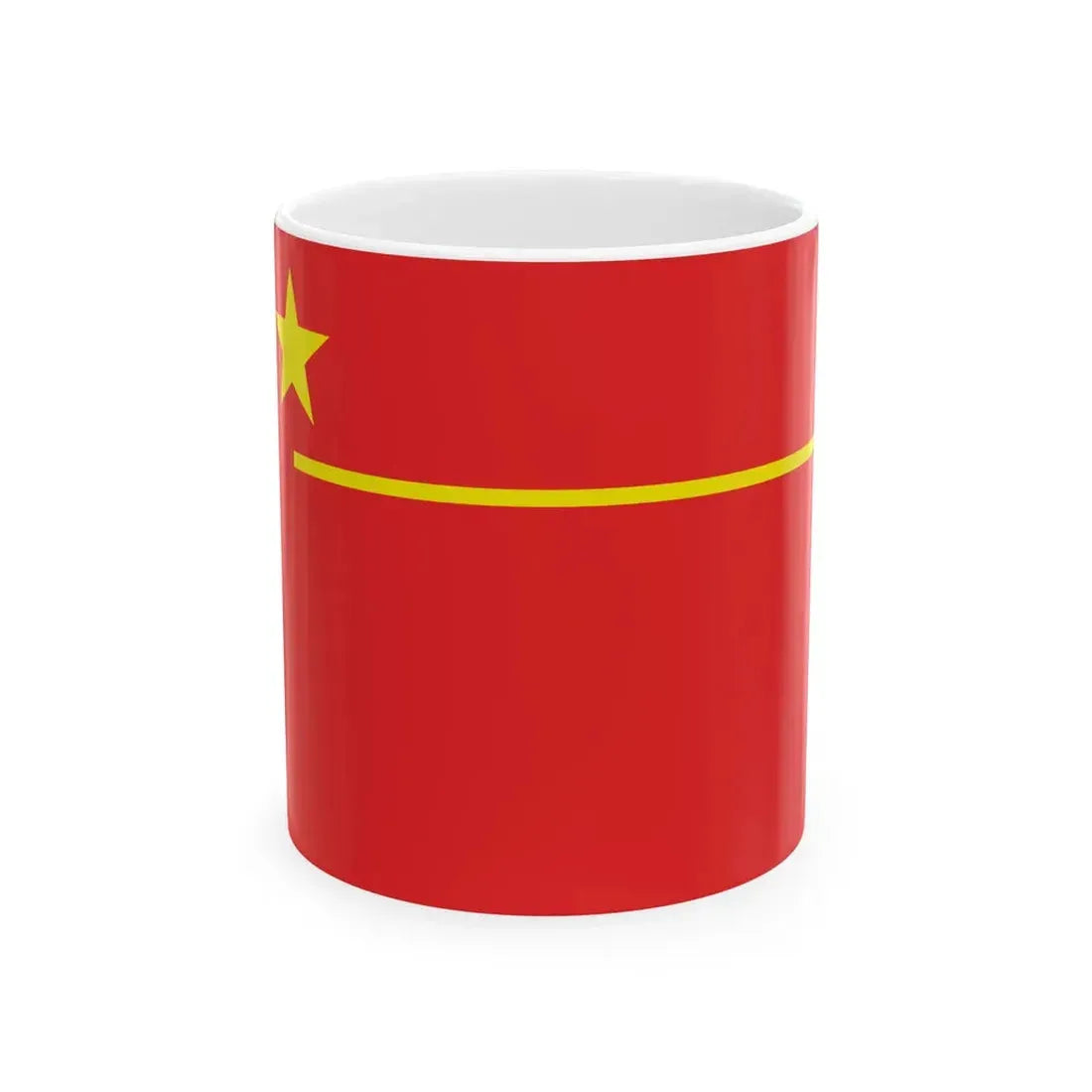 Proposed PRC national flags 044 (China) White Coffee Mug 11oz - Go Mug Yourself