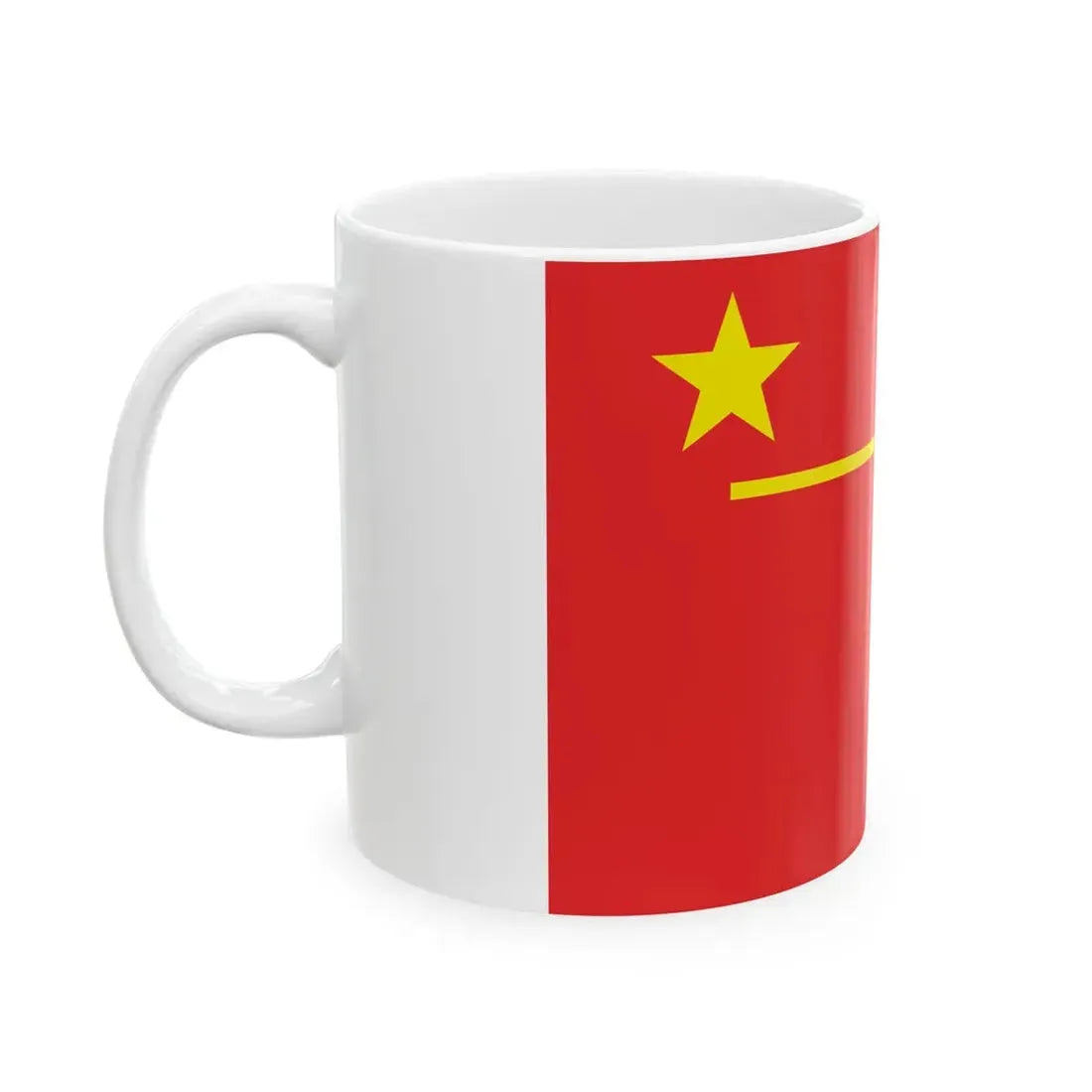 Proposed PRC national flags 044 (China) White Coffee Mug - Go Mug Yourself