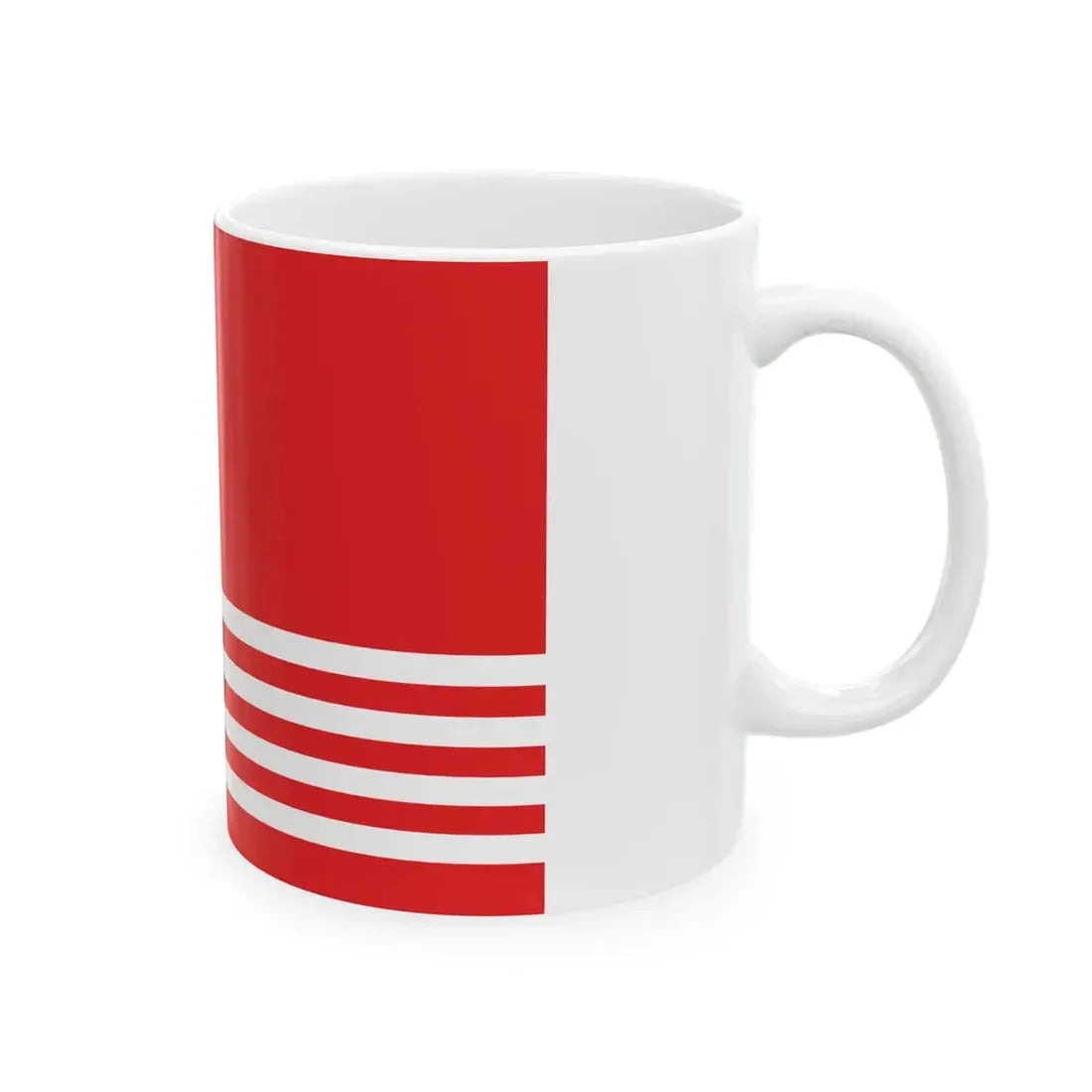 Proposed PRC national flags 045 (China) White Coffee Mug - Go Mug Yourself