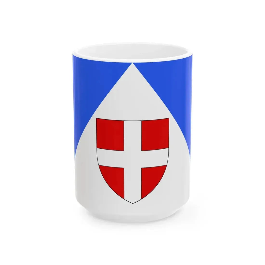 Proposition de drapeau fr departement Haute-Savoie (France) White Coffee Mug 15oz - Go Mug Yourself