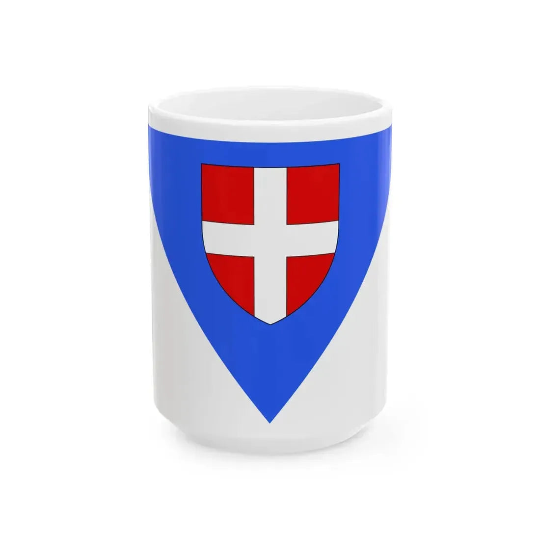 Proposition de drapeau fr departement Savoie (France) White Coffee Mug 15oz - Go Mug Yourself