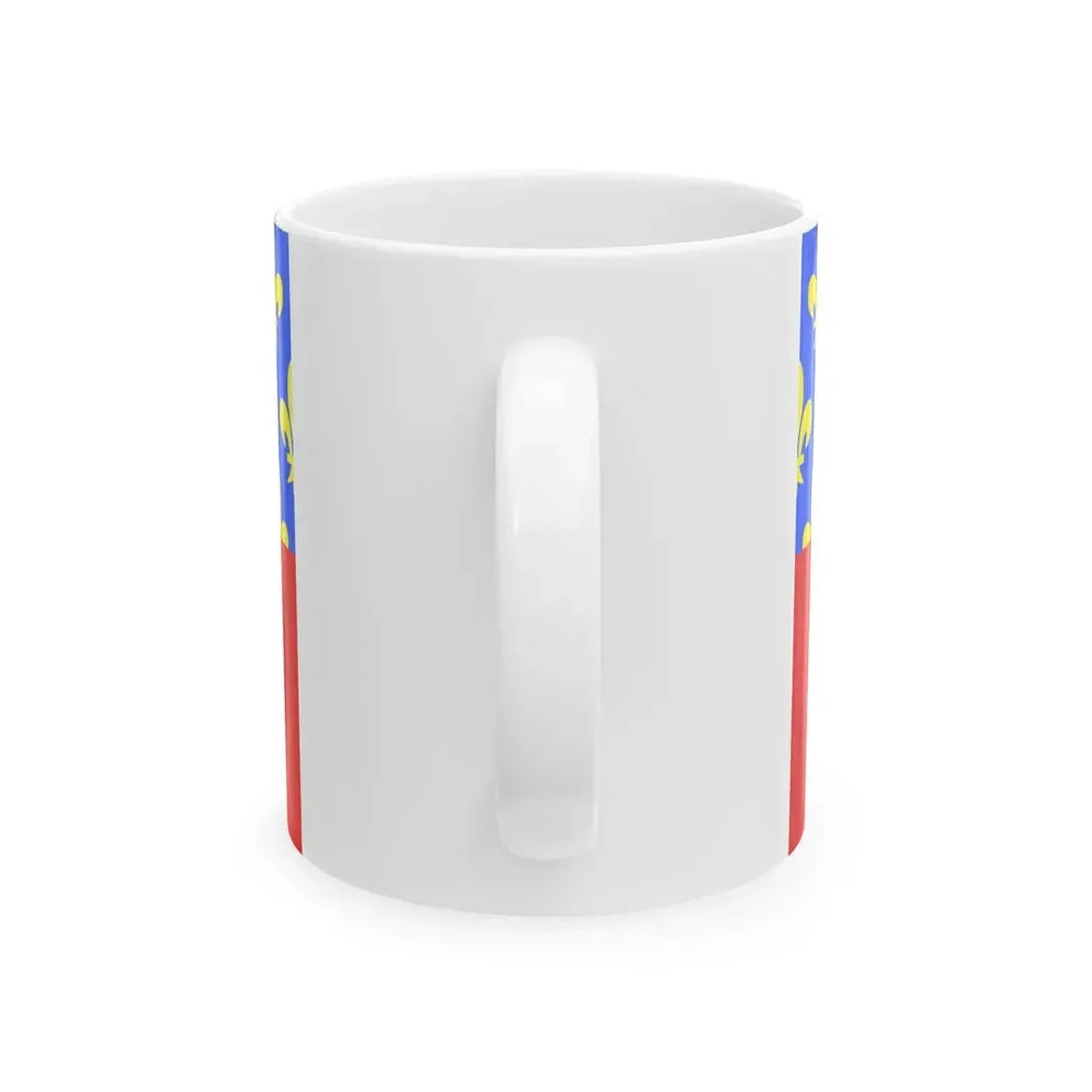 Proposition de drapeau fr departement Seine-Saint-Denis (France) White Coffee Mug - Go Mug Yourself
