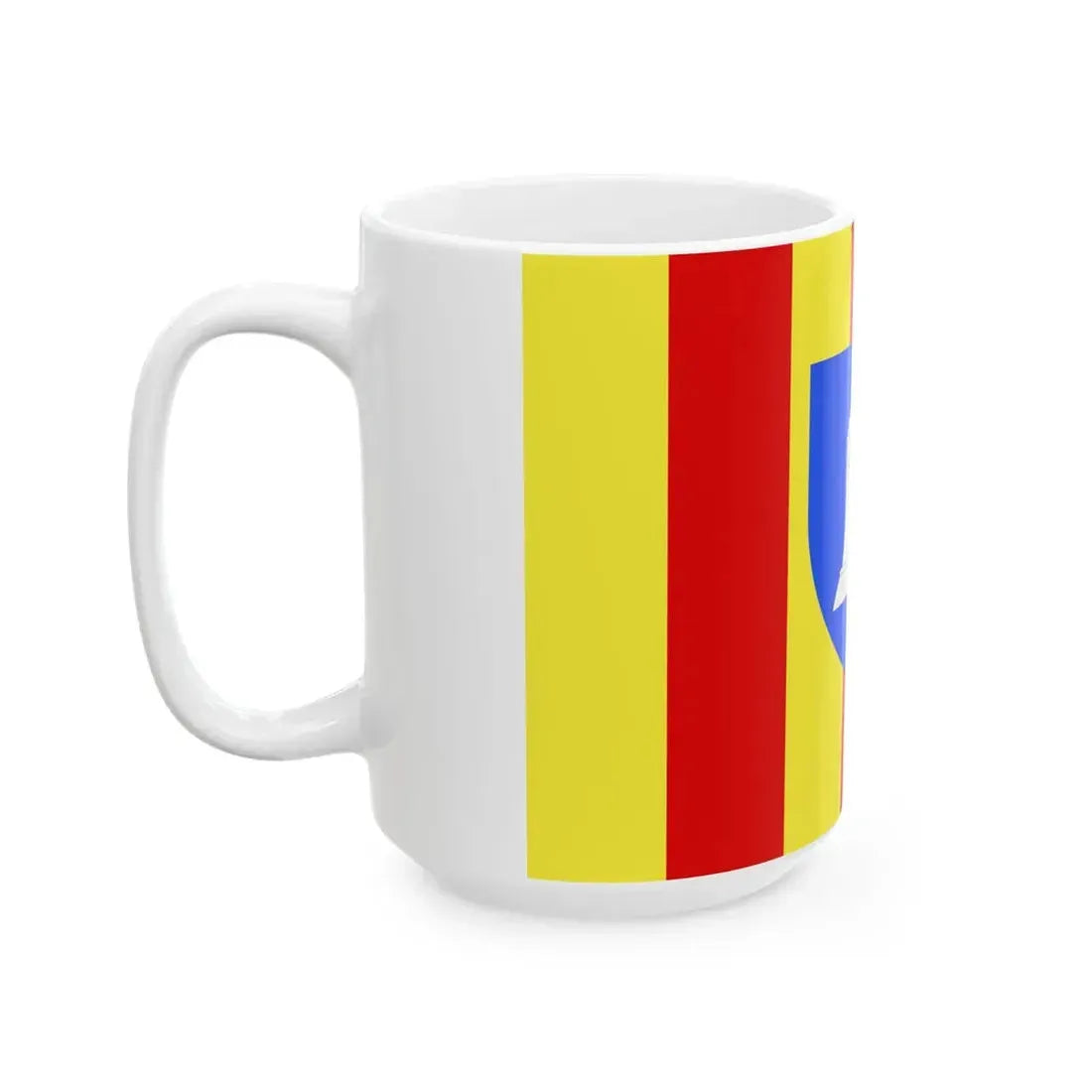 Proposition de drapeau pour le departement de lAriege (France) White Coffee Mug - Go Mug Yourself