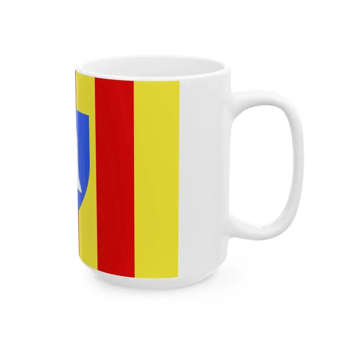 Proposition de drapeau pour le departement de lAriege (France) White Coffee Mug - Go Mug Yourself