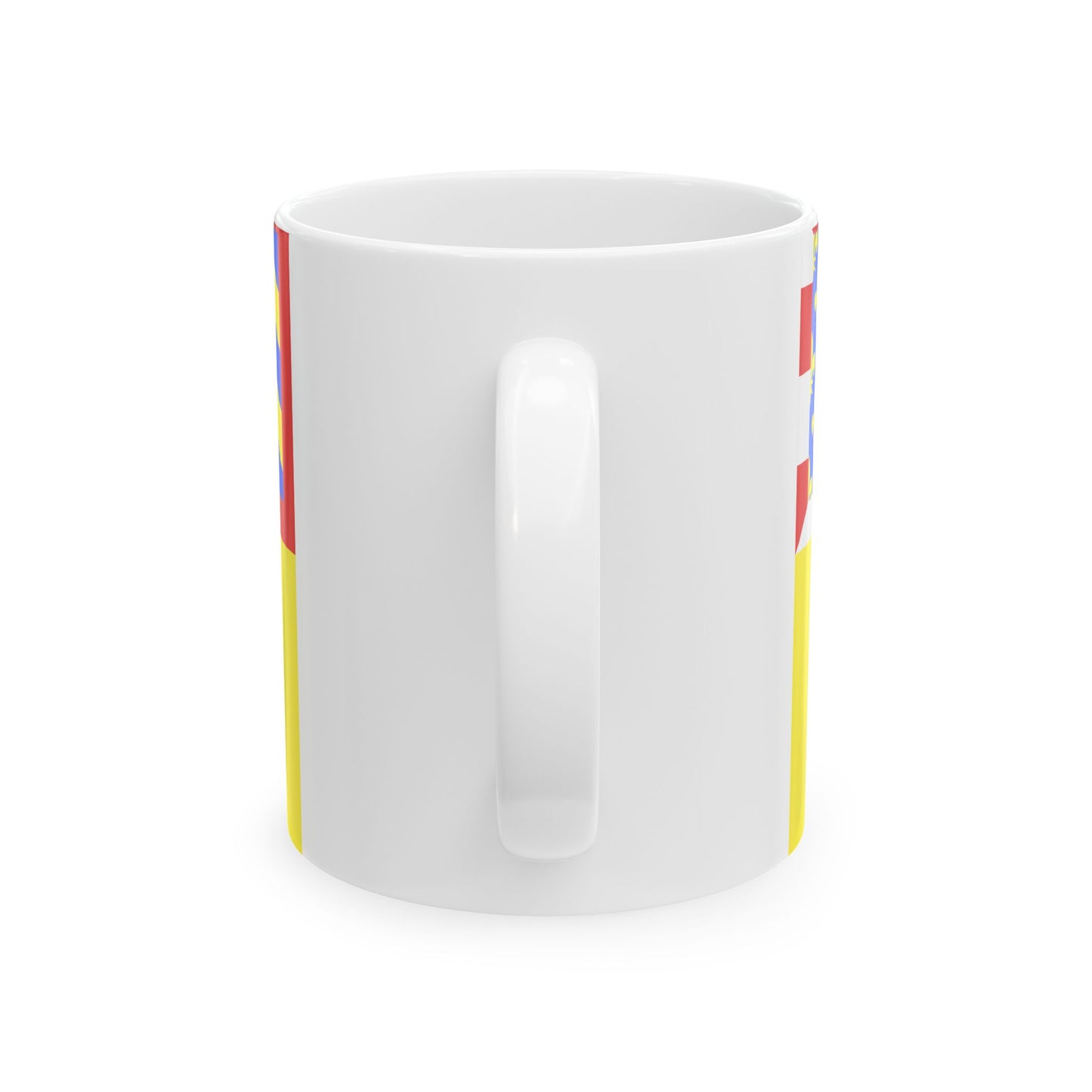 Proposition de drapeau pour le departement de Saone-et-Loire (France) White Coffee Mug-Go Mug Yourself