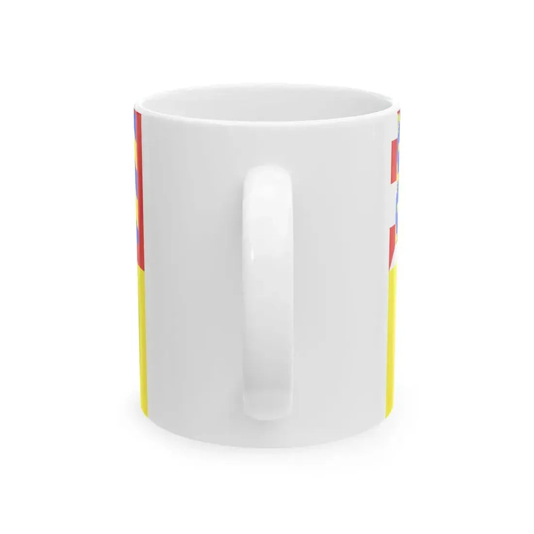 Proposition de drapeau pour le departement de Saone-et-Loire (France) White Coffee Mug - Go Mug Yourself