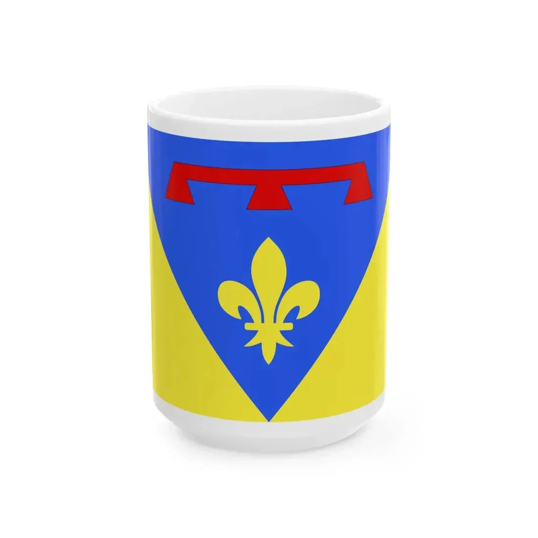 Proposition de drapeau pour le Var (France) White Coffee Mug 15oz - Go Mug Yourself