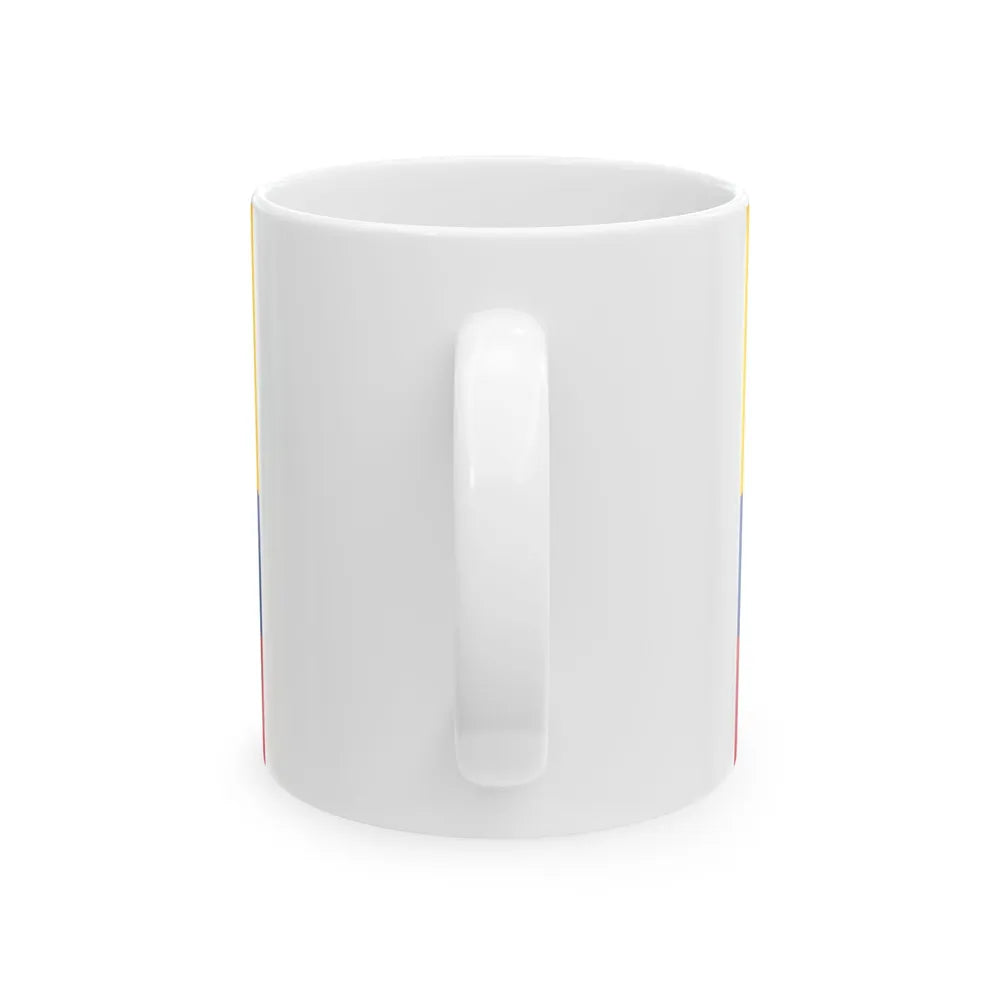Propuesta de bandera de la Gran Colombia con tres estrellas (Colombia) White Coffee Mug - Go Mug Yourself