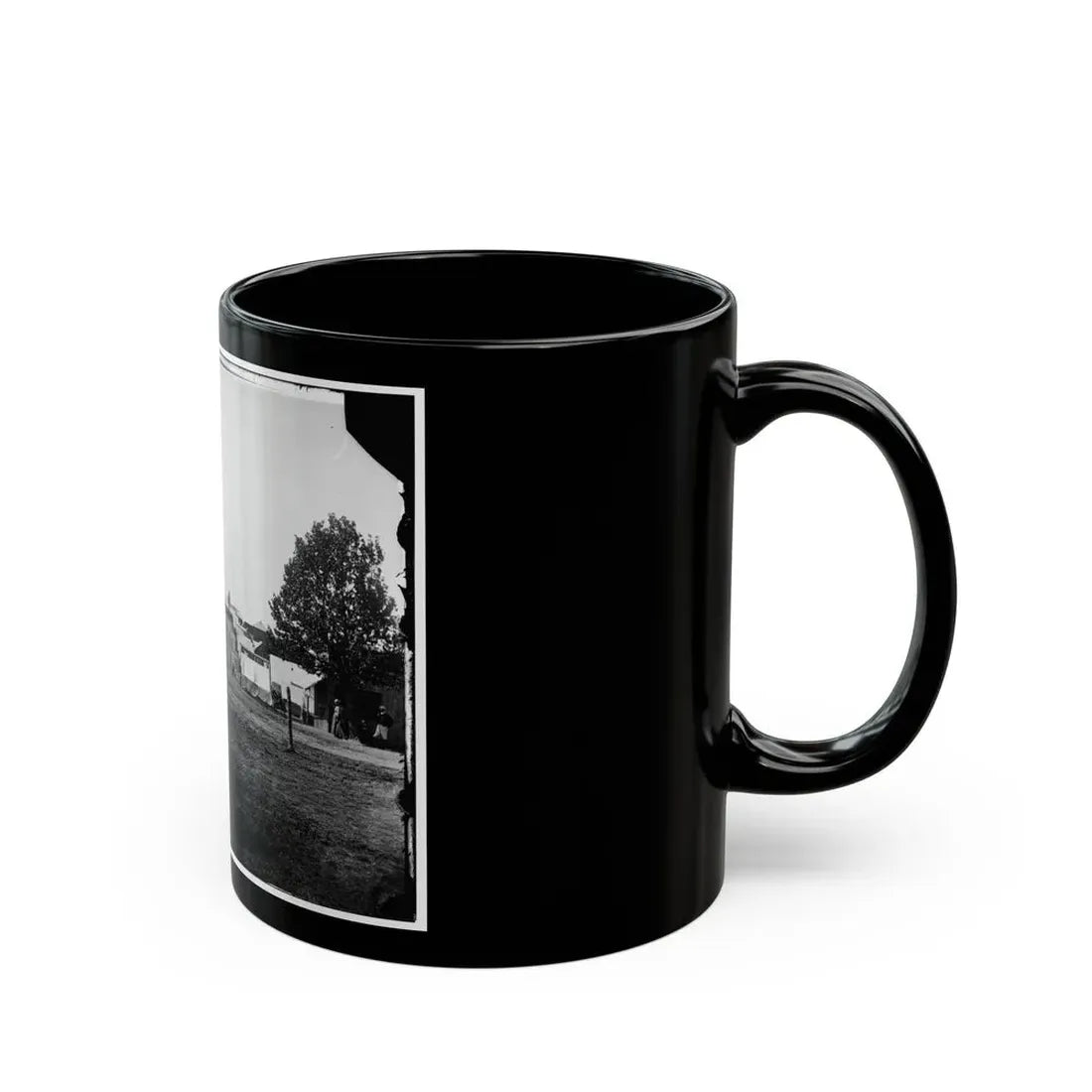 Prospect Hill, Va. General View Of 13th New York Cavalry Camp (U.S. Civil War) Black Coffee Mug - Go Mug Yourself