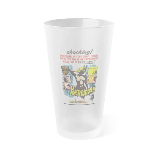 PROSTITUTION 1963 Movie Poster - Frosted Pint Glass 16oz Default Title - Go Mug Yourself