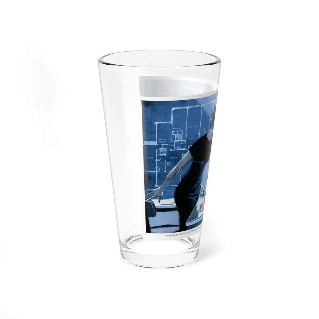 Protect Your Clinches, 1957 (Magazine Illustration) Pint Glass 16oz - Go Mug Yourself