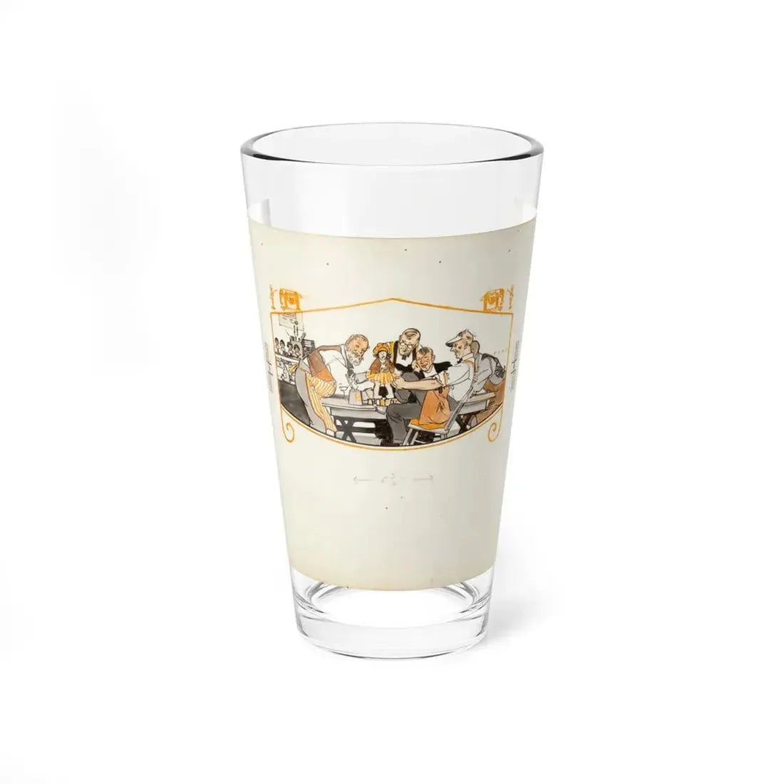 Proud Beauty, Home Companion magazine illustration (Magazine Illustration) Pint Glass 16oz 16oz - Go Mug Yourself