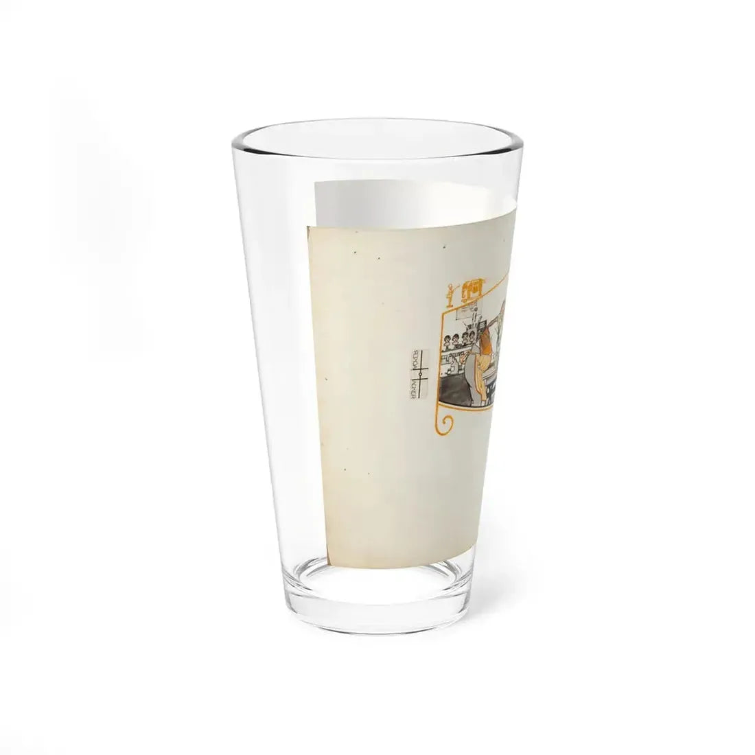 Proud Beauty, Home Companion magazine illustration (Magazine Illustration) Pint Glass 16oz - Go Mug Yourself
