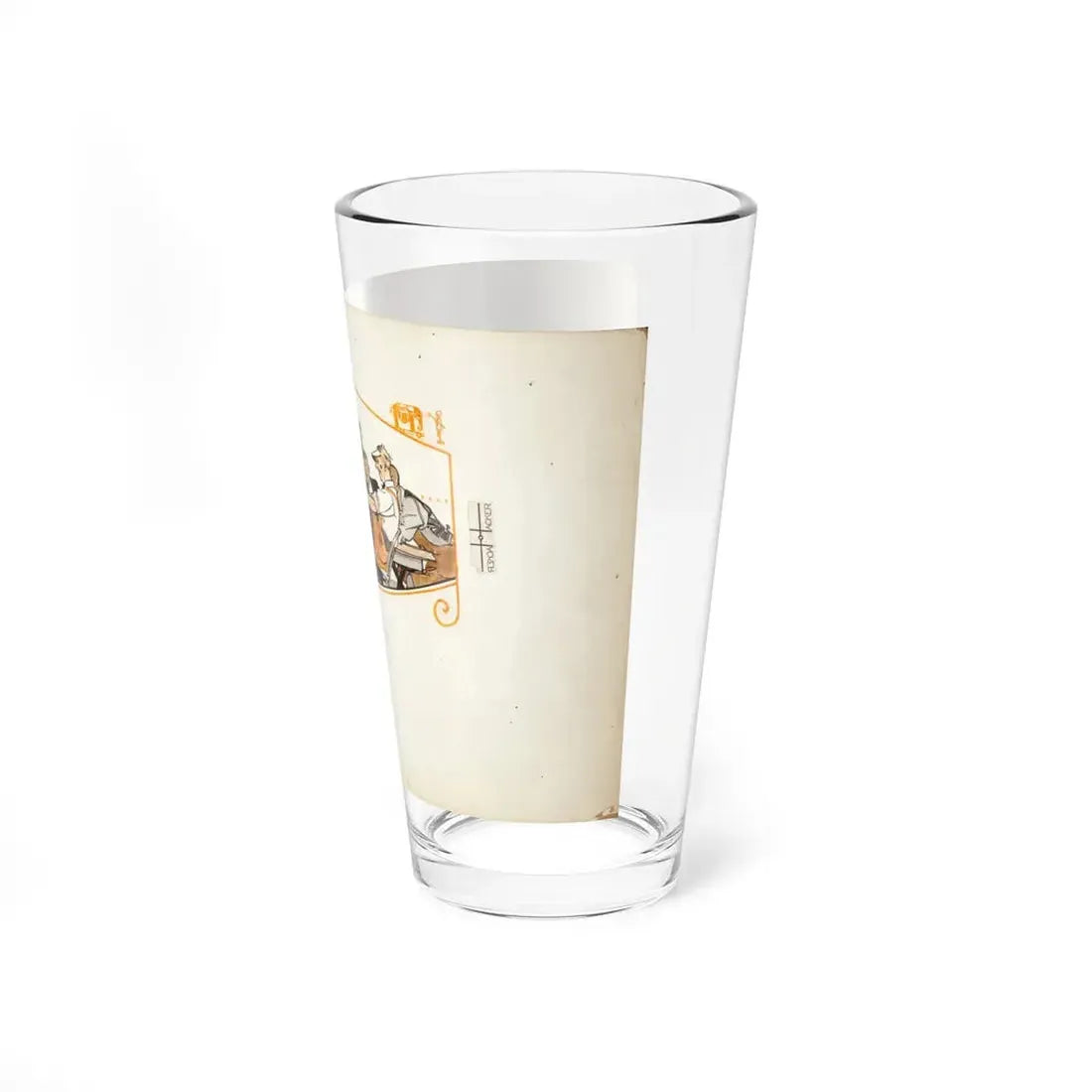 Proud Beauty, Home Companion magazine illustration (Magazine Illustration) Pint Glass 16oz - Go Mug Yourself