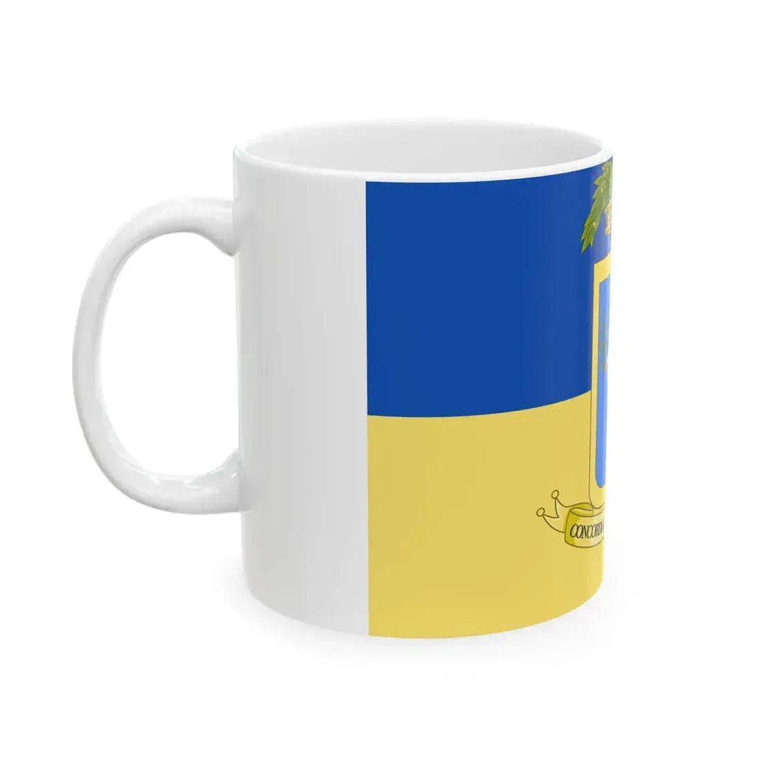 Provincia di Pordenone-Bandiera (Italy) White Coffee Mug - Go Mug Yourself