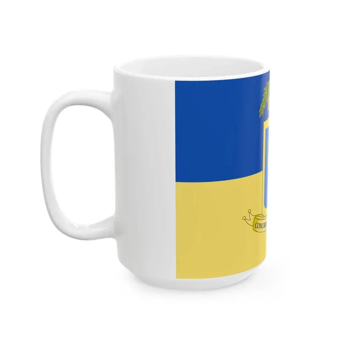 Provincia di Pordenone-Bandiera (Italy) White Coffee Mug - Go Mug Yourself