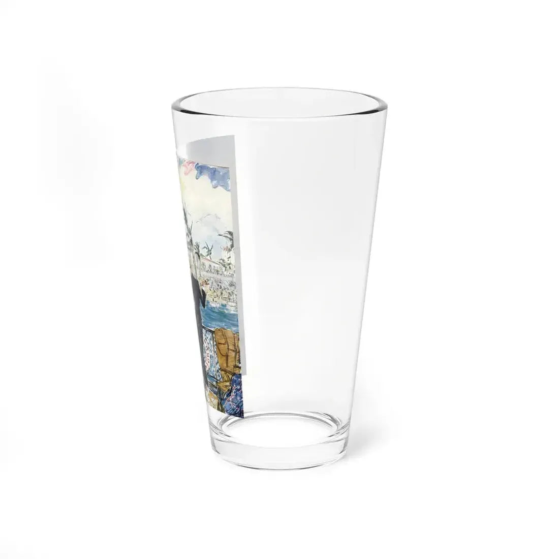 Prudence to the Winds, Ladies' Home Journal, August 1933 (Magazine Illustration) Pint Glass 16oz - Go Mug Yourself
