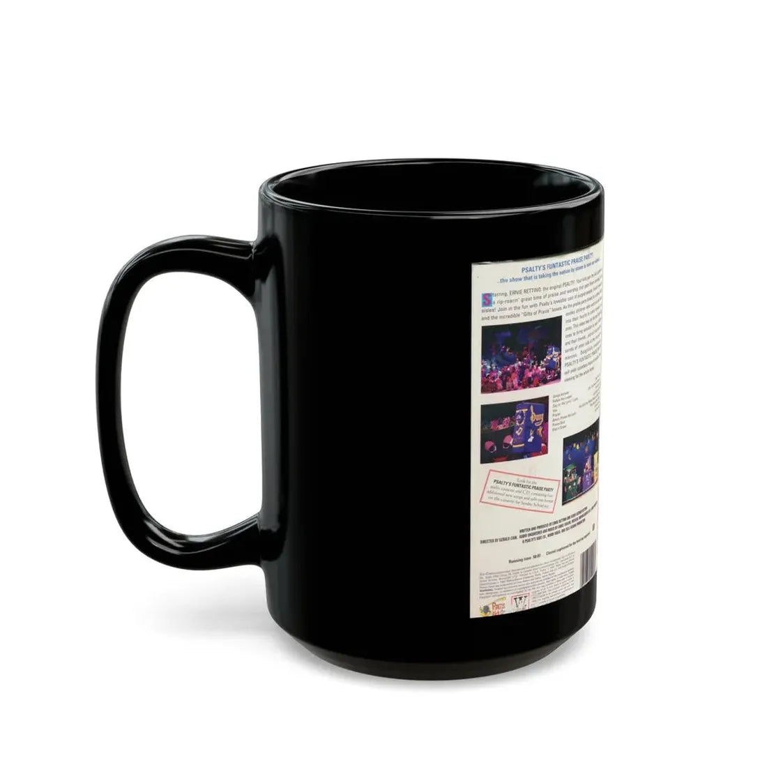 PSALTYS FUNTASTIC PRAISE PARTY (VHS COVER) - Black Coffee Mug - Go Mug Yourself