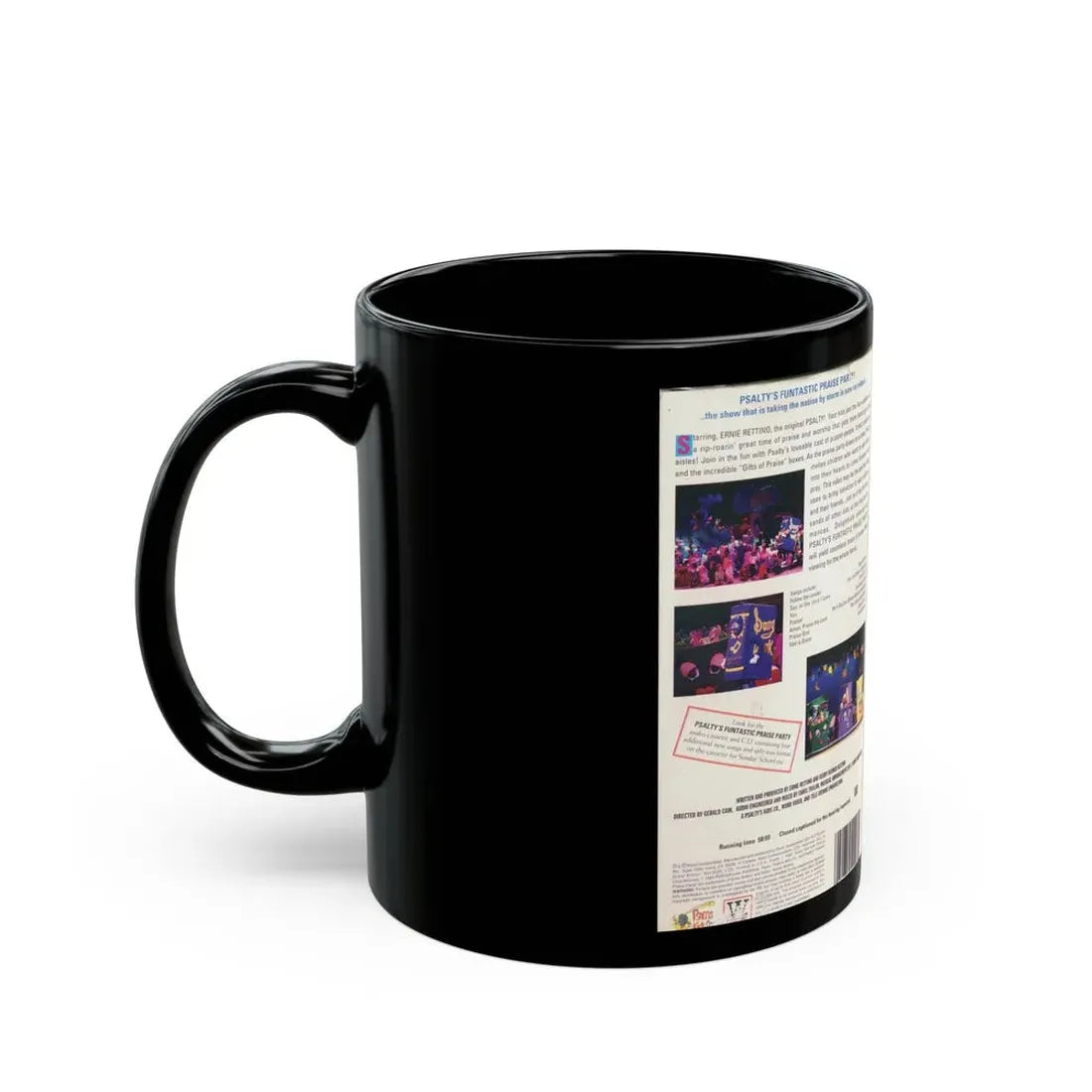 PSALTYS FUNTASTIC PRAISE PARTY (VHS COVER) - Black Coffee Mug - Go Mug Yourself