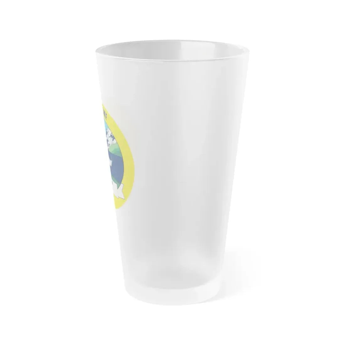 PSNS & IMF Detachment Everett (U.S. Navy) Frosted Pint Glass 16oz - Go Mug Yourself
