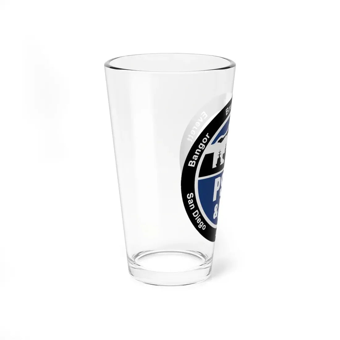 PSNS & IMF (U.S. Navy) Pint Glass 16oz - Go Mug Yourself