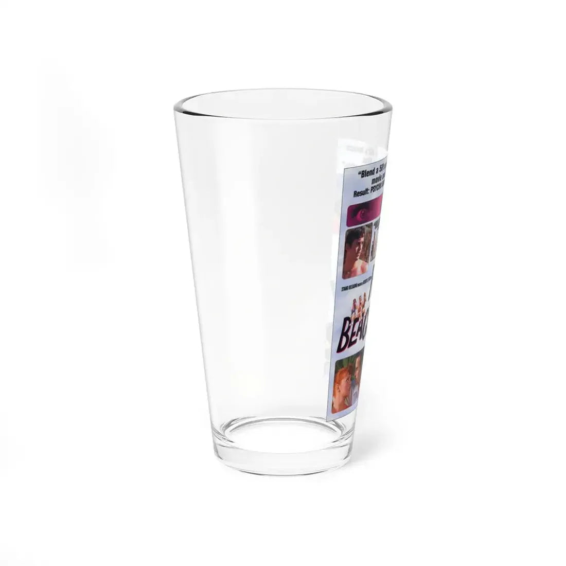 PSYCHO BEACH PARTY 2000 Movie Poster - Pint Glass 16oz - Go Mug Yourself