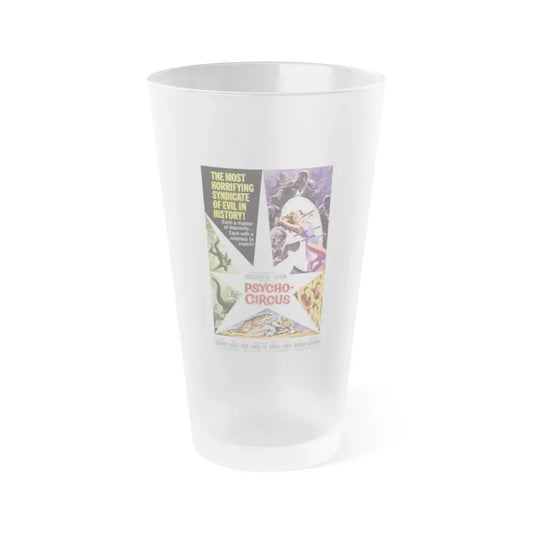 PSYCHO CIRCUS 1966 Movie Poster - Frosted Pint Glass 16oz 16oz Frosted - Go Mug Yourself