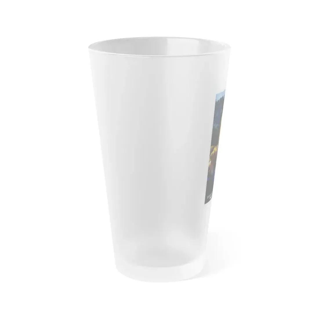 PSYCHO III 1986 Movie Poster - Frosted Pint Glass 16oz - Go Mug Yourself