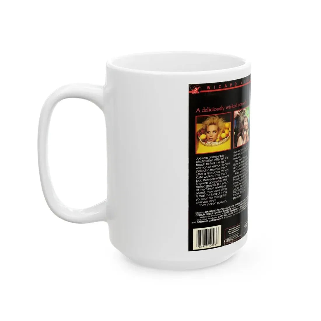 PSYCHOS IN LOVE (VHS COVER) - White Coffee Mug - Go Mug Yourself