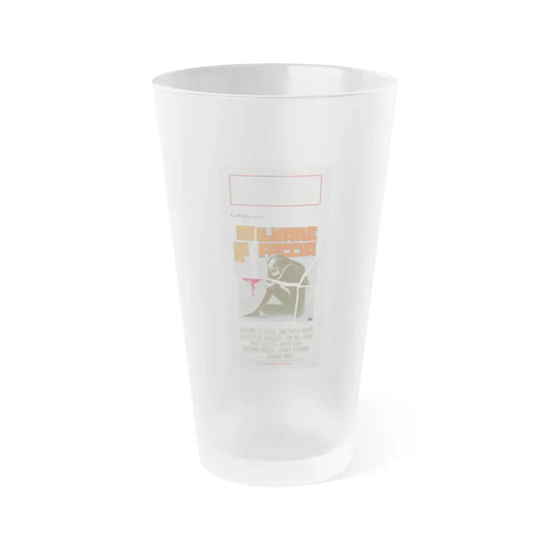PSYCHOUT FOR MURDER 1969 Movie Poster - Frosted Pint Glass 16oz Default Title - Go Mug Yourself