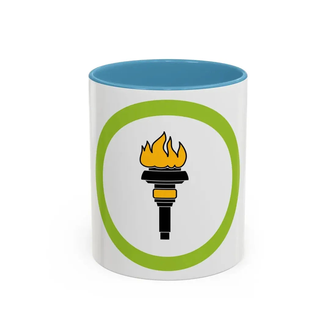 Public Health (Boy Scout Merit Badge) Accent Coffee Mug 11oz Light Blue - Go Mug Yourself