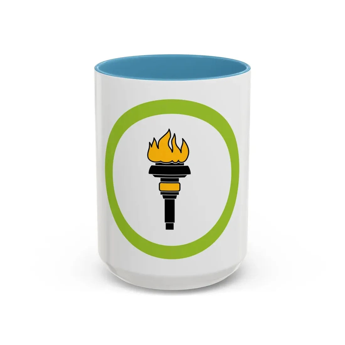Public Health (Boy Scout Merit Badge) Accent Coffee Mug 15oz Light Blue - Go Mug Yourself