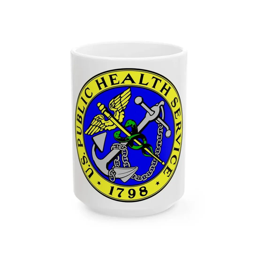 Public Health Service - White Coffee Mug 15oz - Go Mug Yourself