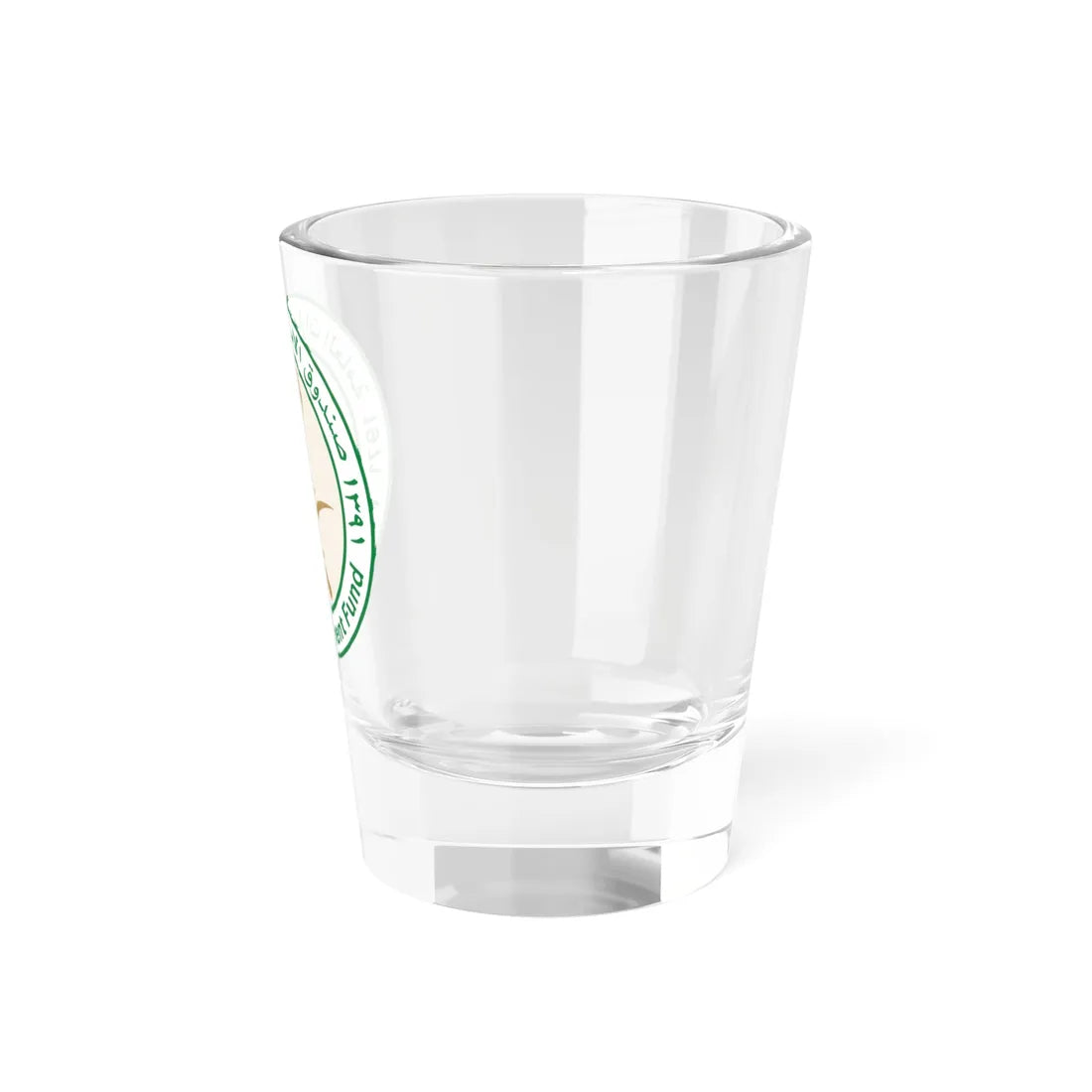 Public Investment Fund Saudi Arabia logo (Saudi Arabia) (Coat of Arms) Shot Glass 1.5oz - Go Mug Yourself