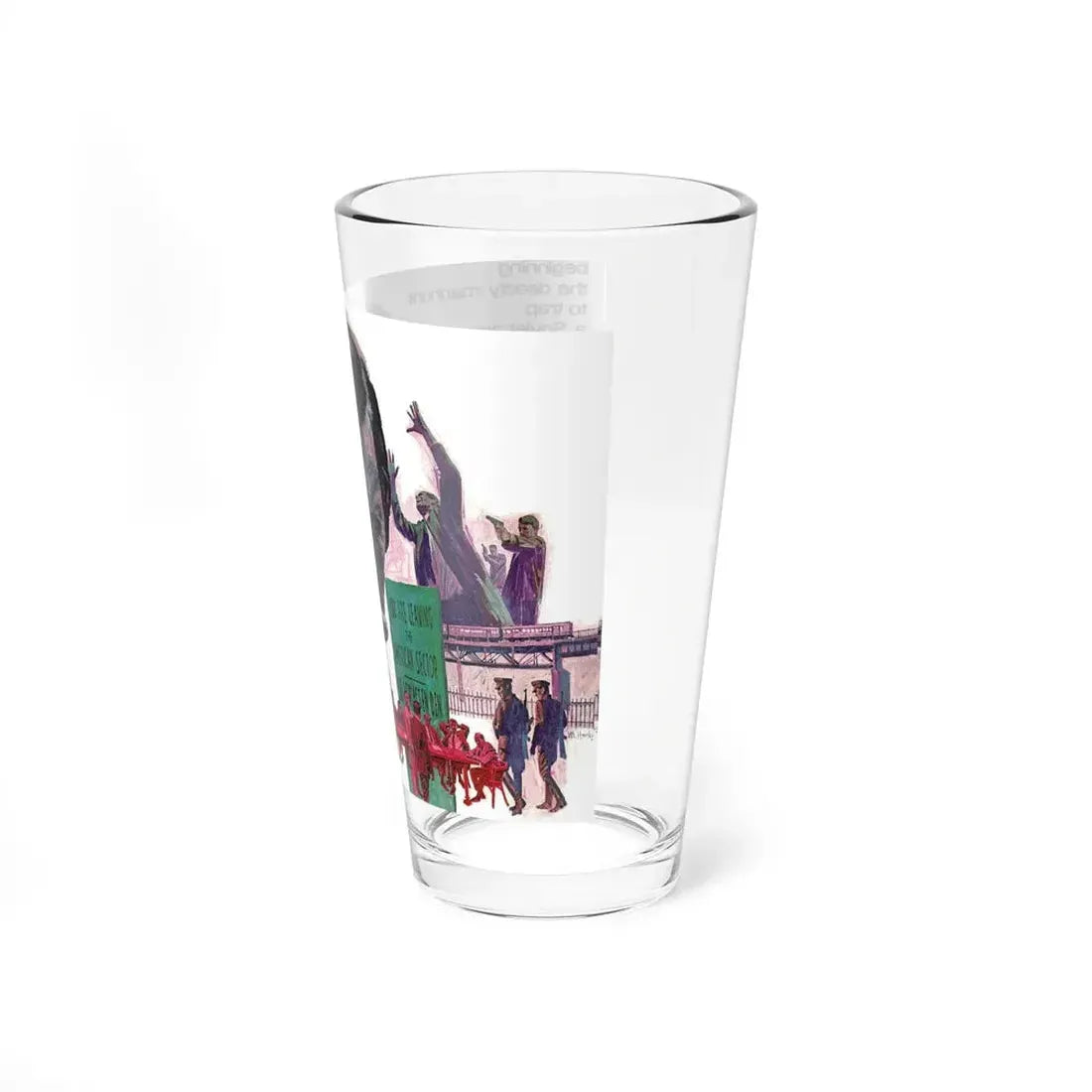 Publication unknown (1) (Magazine Illustration) Pint Glass 16oz - Go Mug Yourself