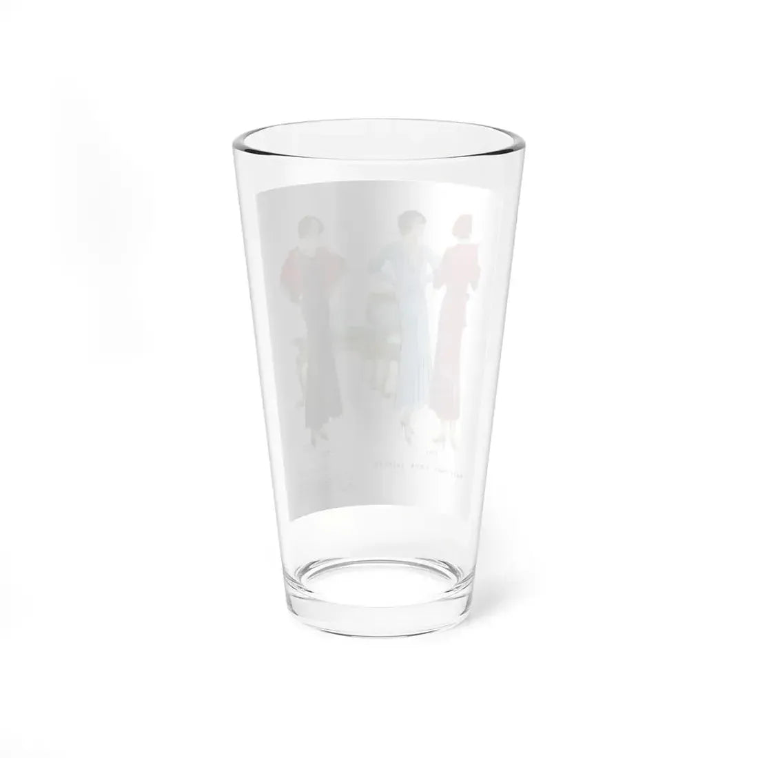Puff Out Your Sleeves, McCall's, December 1931 (Magazine Illustration) Pint Glass 16oz - Go Mug Yourself