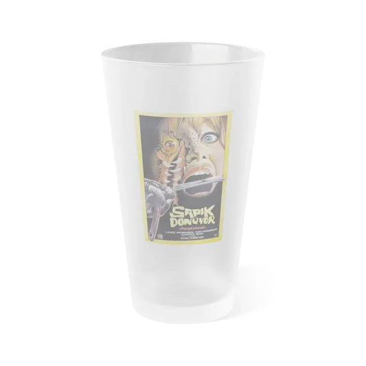 PUMPKINHEAD (TURKISH) 1988 Movie Poster - Frosted Pint Glass 16oz Default Title - Go Mug Yourself