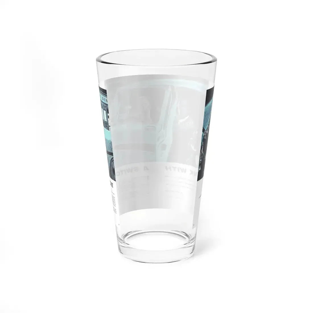 Punk with a Switchblade, Climax magazine, April 1960 (Magazine Illustration) Pint Glass 16oz - Go Mug Yourself