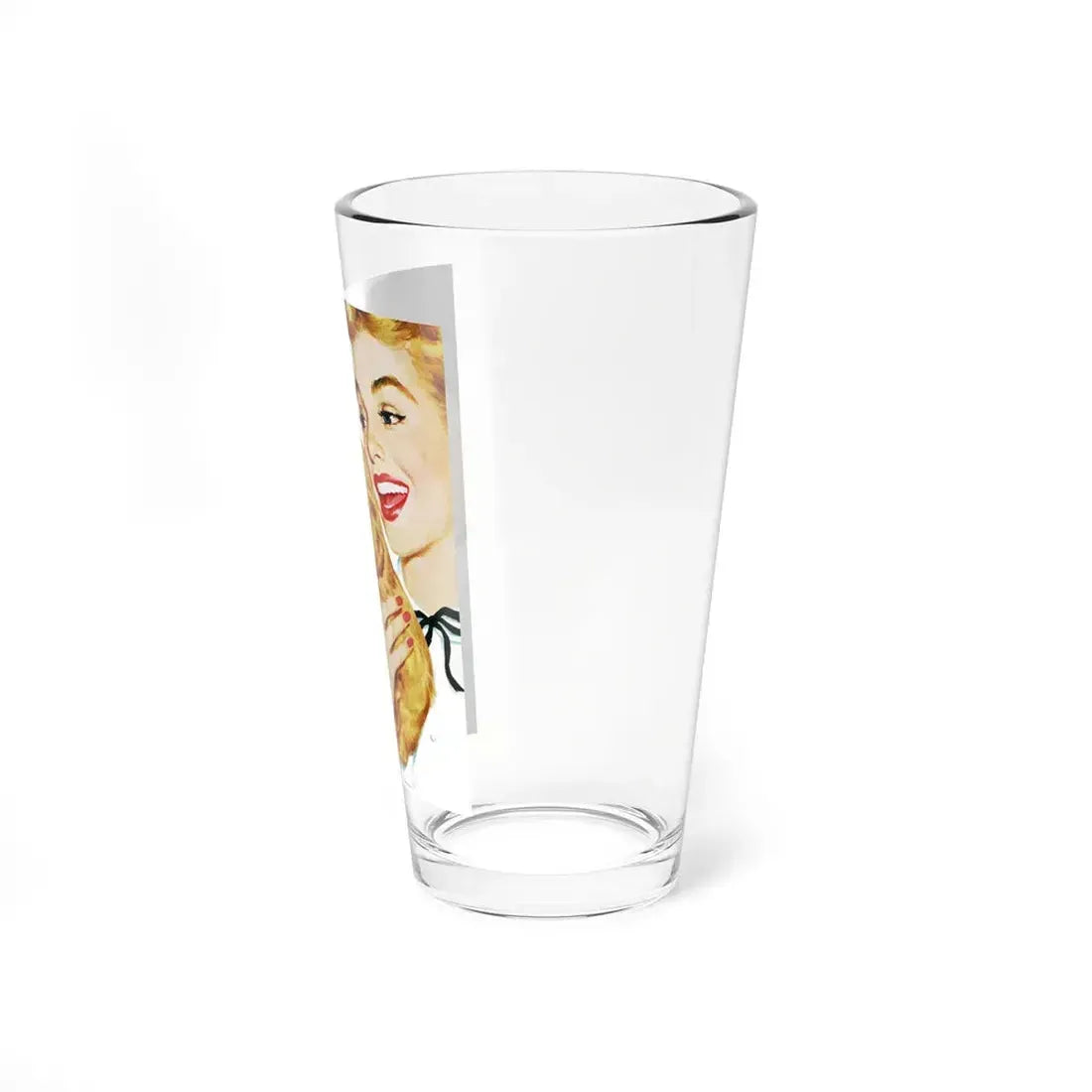 Puppies for sale, Ladies' Home Journal, November 1952 (Magazine Illustration) Pint Glass 16oz - Go Mug Yourself